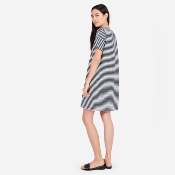 EVERLANE Striped Relaxed Tee Dress - Picture 2 of 8